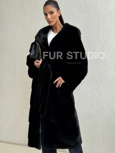 Шуба из американской норки Blackglama - фото 2