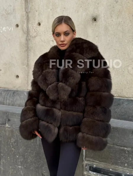 Шуба под соболь - фото 9