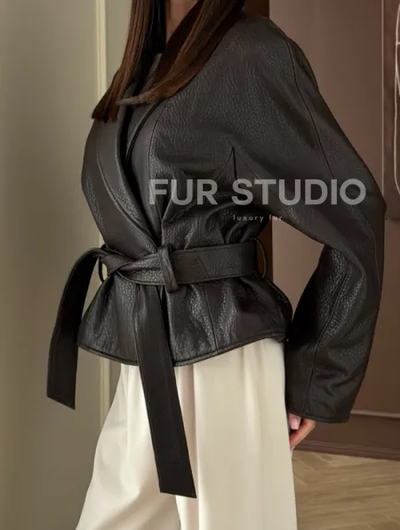 Куртка из натуральной кожи PREMIUM COLLECTION - фото 3