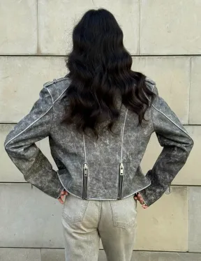 Косуха из натуральной кожи  VINTAGE COLLECTION - фото 12