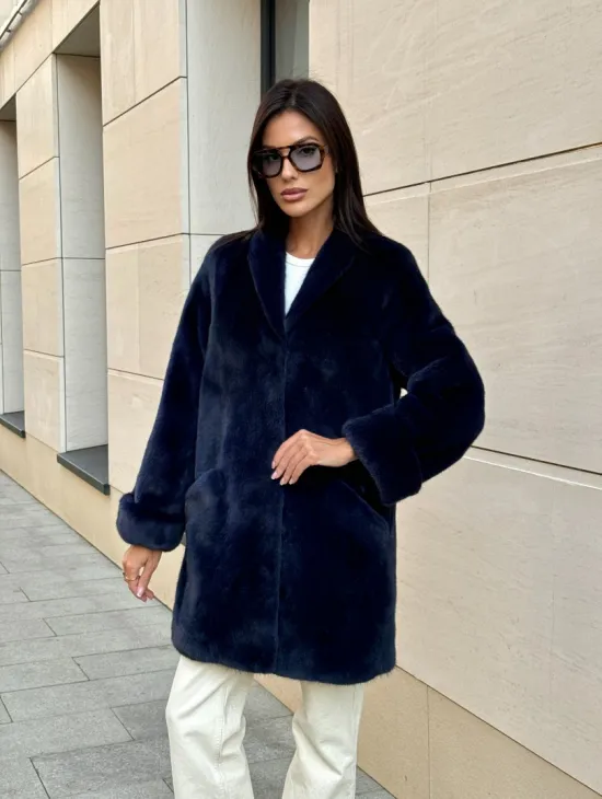 Шуба из аукционного меха норки KOPENHAGEN FUR - фото 7