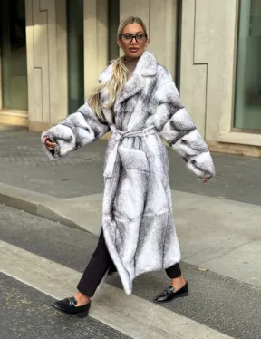 Норковая шуба - крестовка - фото 4