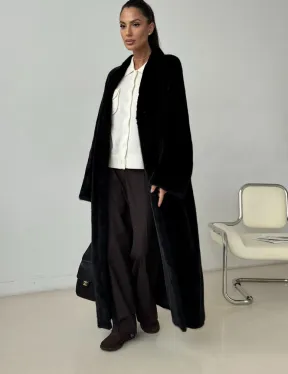 Длинная норковая шуба BLACKGLAMA - фото 8