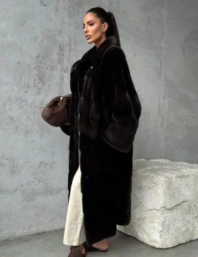 Натуральная норковая шуба - фото 14