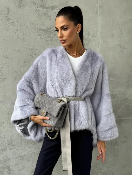 Короткая норковая шуба - фото 0