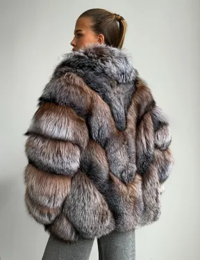 Шуба из меха лисы блюфрост - фото 6