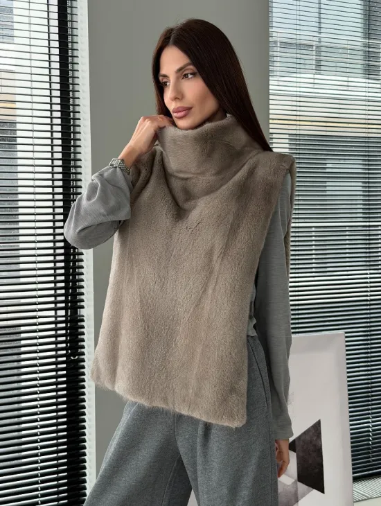 Норковая манишка «весна 2026» - фото 0